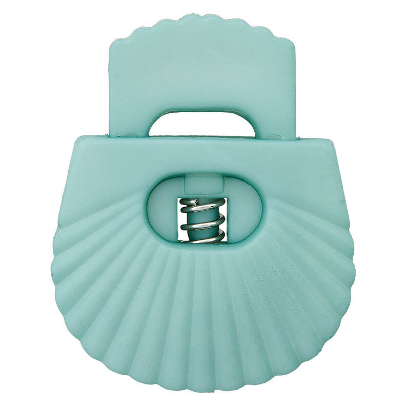 Koordstopper Schelp [Doorgang: 8 mm] – licht mint,  image number 1