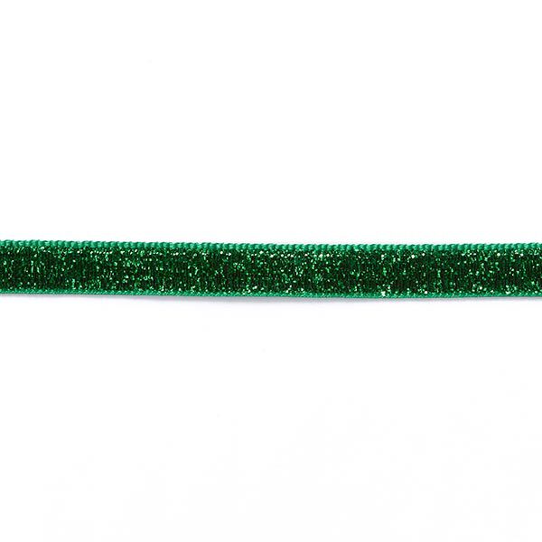 Fluweelband Effen Metallic [10 mm] – dennengroen,  image number 2