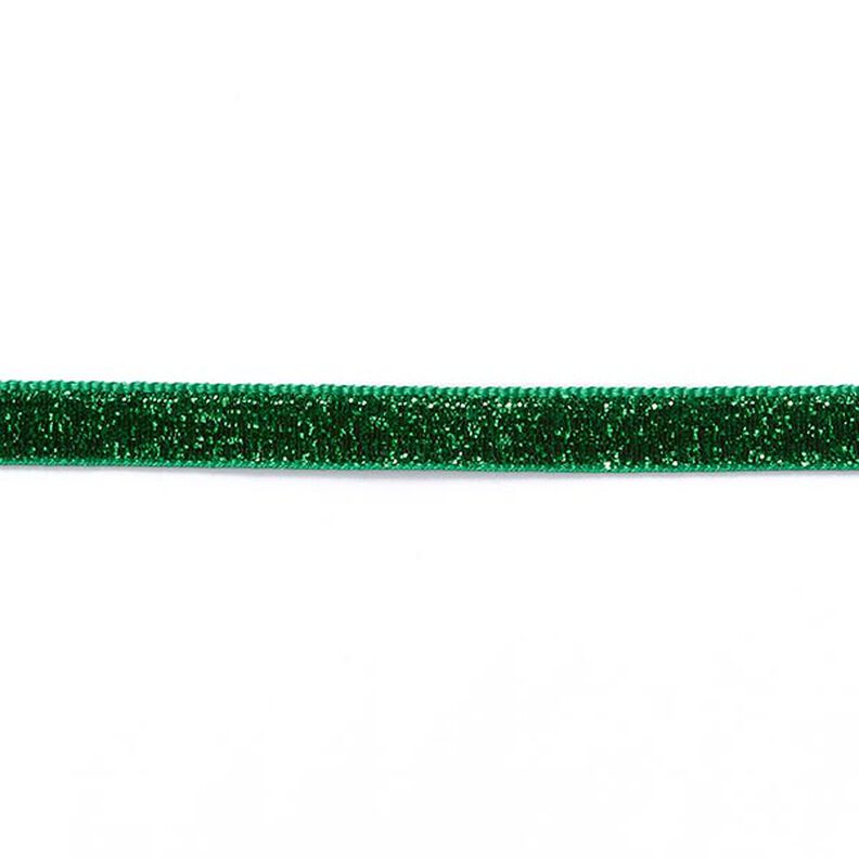 Fluweelband Effen Metallic [10 mm] – dennengroen,  image number 2