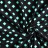 Badpakstof retro ruitjes – zwart/pepermunt,  thumbnail number 3