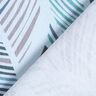 Decostof Half panama Bladmotief – blauw,  thumbnail number 4