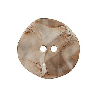Polyester knoop 2-gats – lichtbruin, 