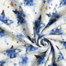 Alpenfleece Aquarel sterren – natuur/indigo,  thumbnail number 3