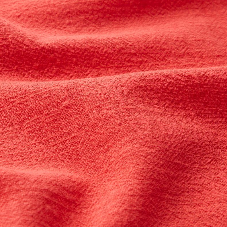 Katoenen stof linnenlook – koraal, image number 2