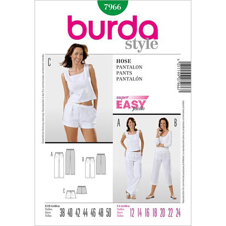 Broek, Burda 7966,  image number 1