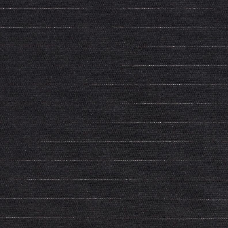 Katoenstof gekruiste naaldstrepen – zwart, image number 1