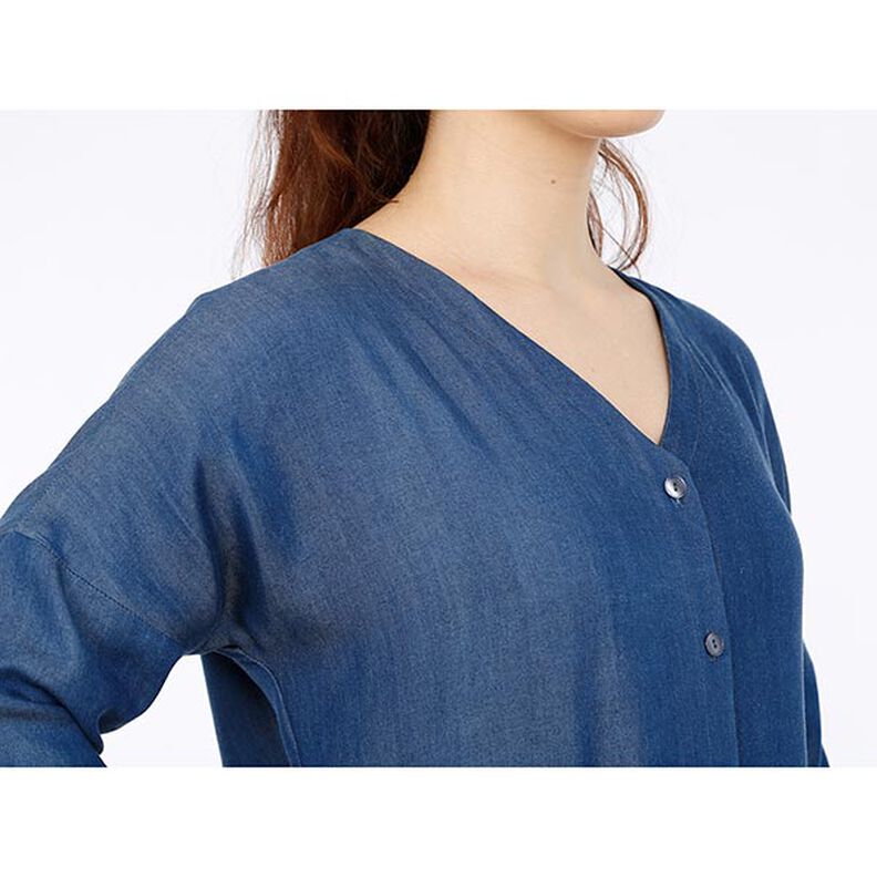 MEVROUW EDDA Rechte blousejurk met knoopsluiting en zakken | Studio Schnittreif | XS-XXL,  image number 10