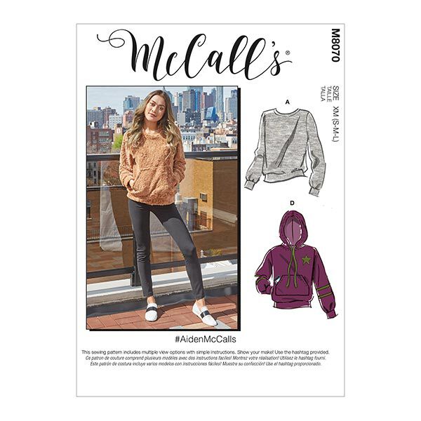 Hoodie, McCall´s 8070 | XL-XXL, image number 1