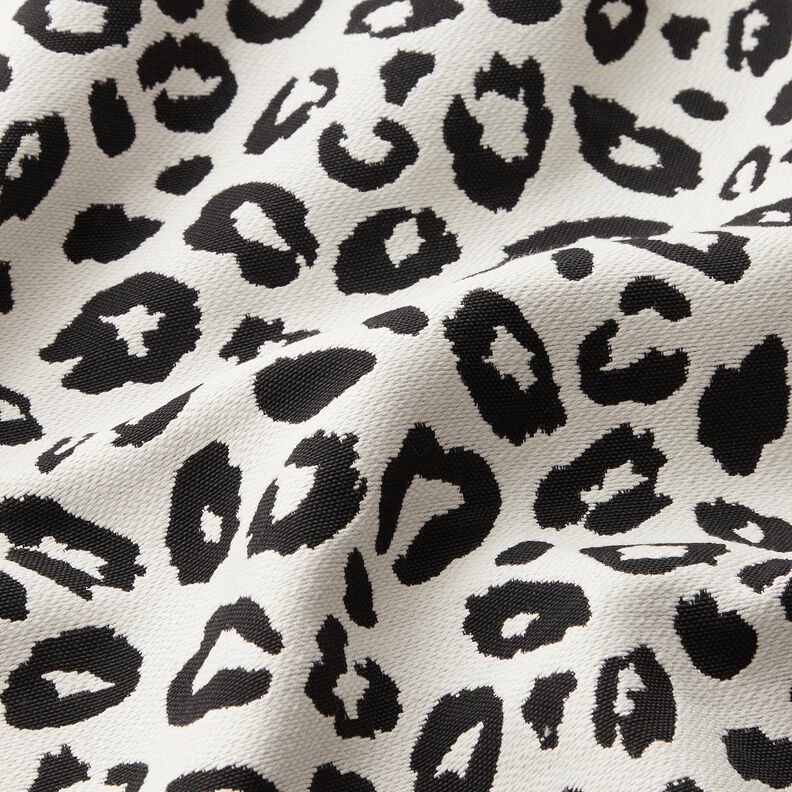 Decostof Jacquard Luipaard – ivoor/zwart,  image number 2