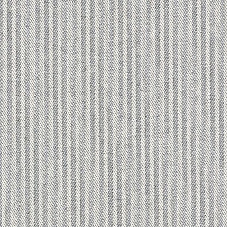 Meubelstof jacquard strip – lichtgrijs,  image number 1