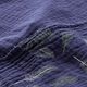GOTS Mousseline/dubbel gehaakte stoffen Veren | Tula – marineblauw,  thumbnail number 5