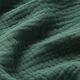 GOTS Drielaagse katoenen mousseline – donkergroen,  thumbnail number 3