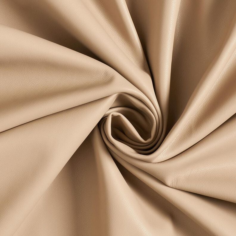 Imitatieleer met velours achterkant  – anemoon,  image number 1