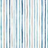 Decostof half panama aquarellen strepen – wit/blauw,  thumbnail number 1