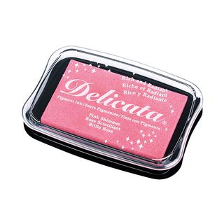 Delicaat metallic stempelkussen – roos, 
