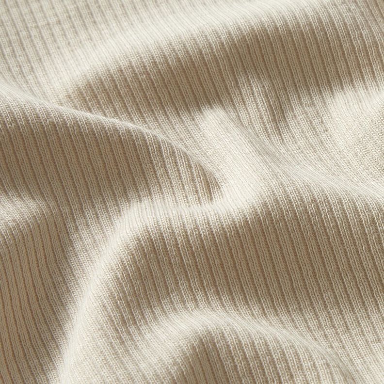 Ribjersey fijne 2-1-1-1 ribbels – natuur,  image number 2