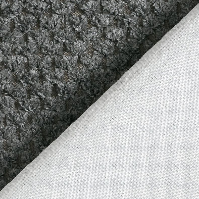 Bekledingsstof zacht structuurpatroon – steengrijs,  image number 3