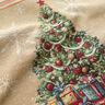 Decopaneel Gobelin Dennenboom – karmijnrood/lichtbeige,  thumbnail number 2