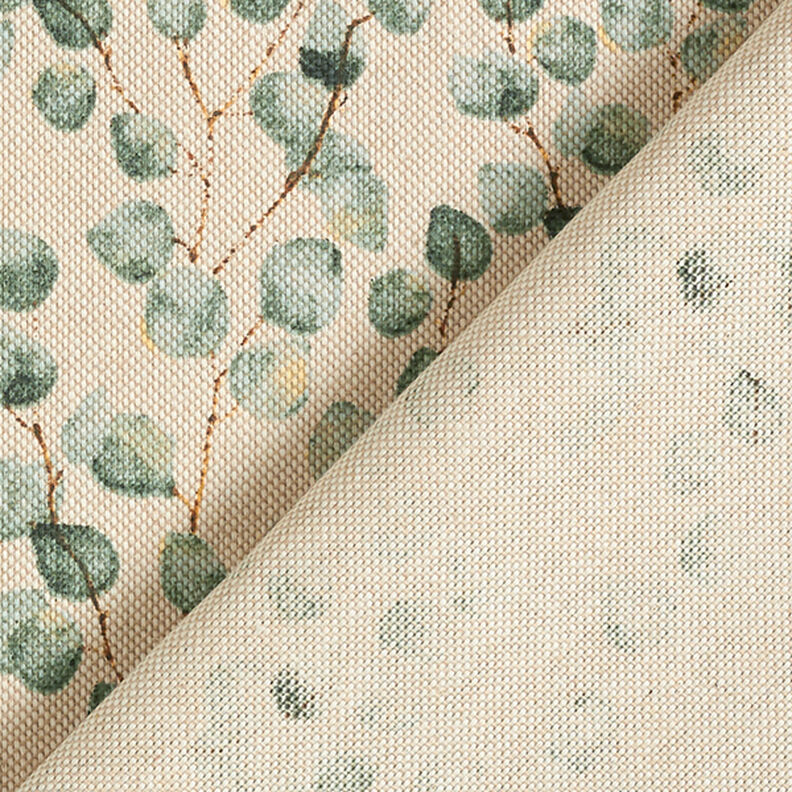 Decostof half panama mini eucalyptus – riet/natuur,  image number 4