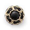 Knoop met oogje – zwart/goud,  thumbnail number 1