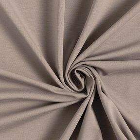 Katoenjersey medium effen – donkertaupe, 