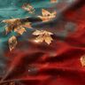 French Terry sommersweat Gouden herfst | Glitzerpüppi – blauwe spar/roodbruin,  thumbnail number 1