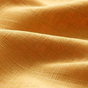 Linnen stof Ramee mix medium – currygeel, 