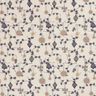 Katoenen stof Popeline Scandinavische boomdecoraties – lichtbeige,  thumbnail number 1