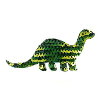 Applicatie  Dinosaurussen [ 3 x 6,5 cm ] – groen, 