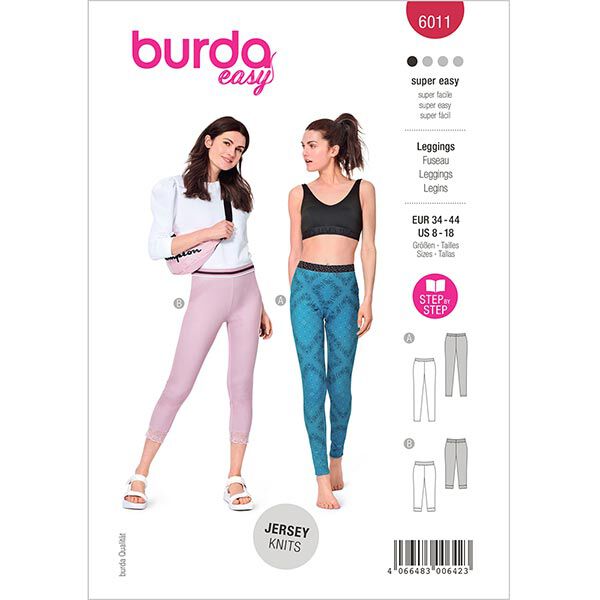 Leggings,Burda 6011 | 34 - 44, image number 1