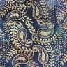 Fijne katoenen batist Batik-paisley – oceaanblauw/zand,  thumbnail number 1