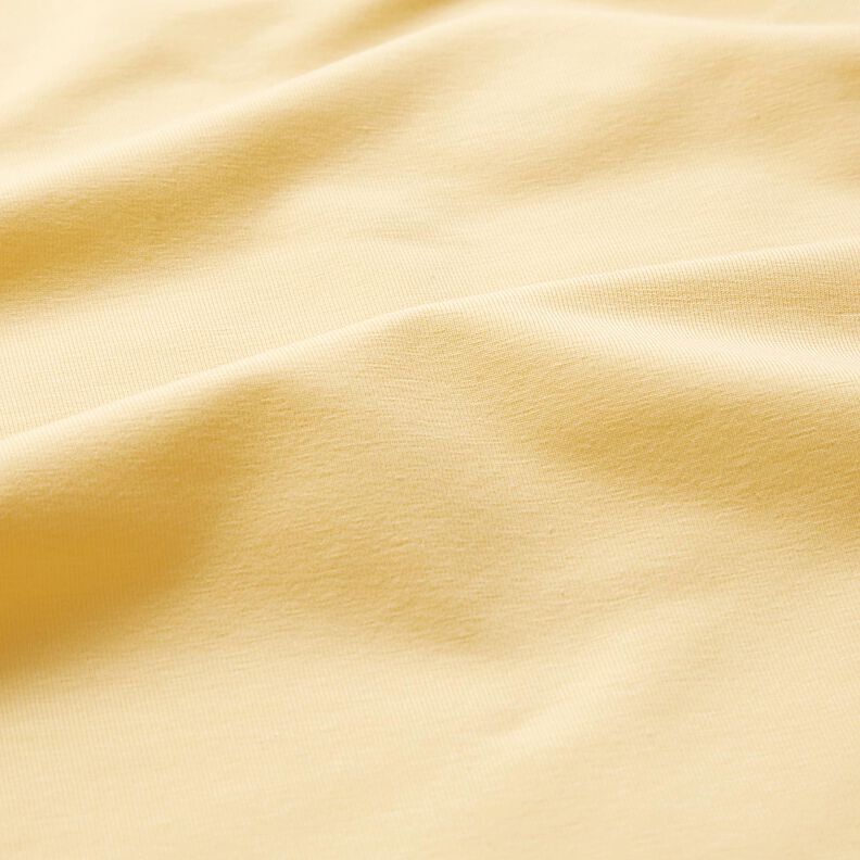 Katoenjersey medium effen – vanillegeel, image number 4