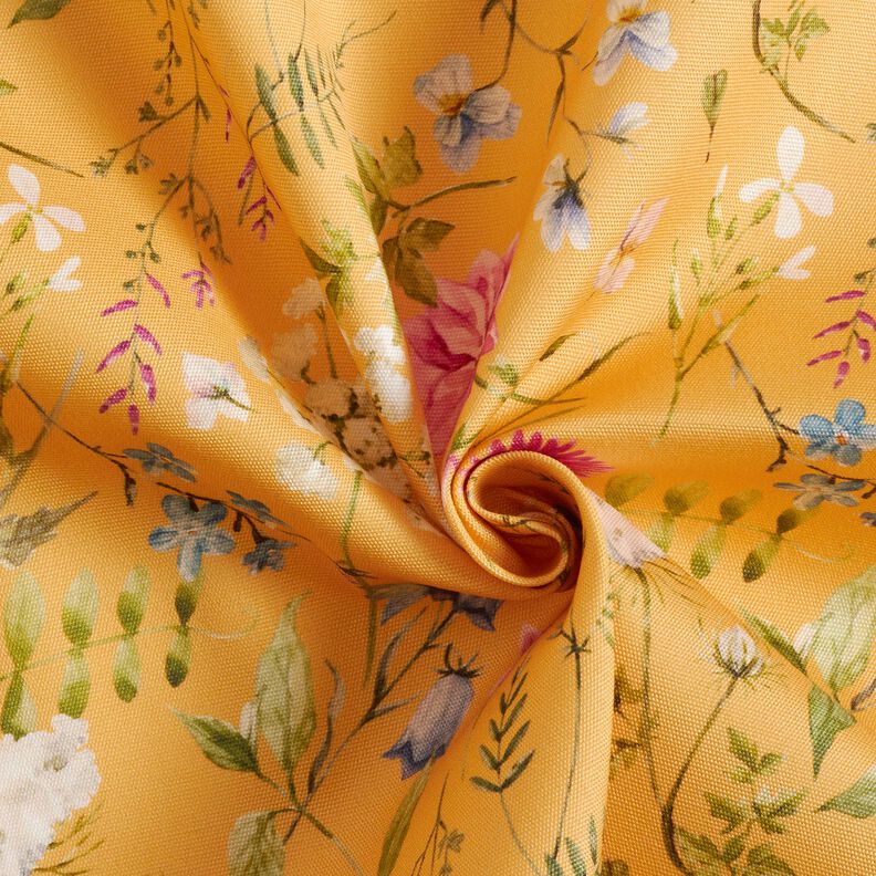 Outdoorstof Canvas Wilde bloemen – zonnegeel, image number 4