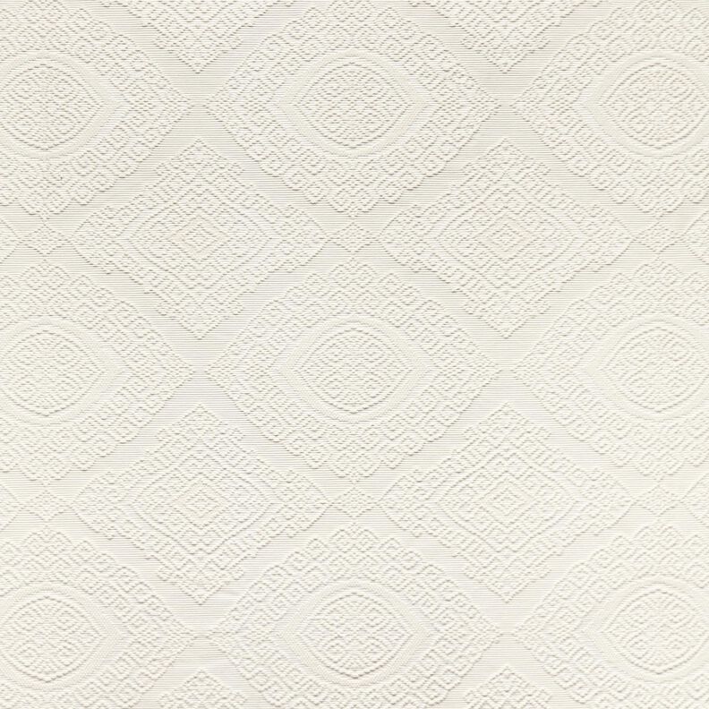 Decostof Jacquard decoratieve diamanten 275 cm – ecru, image number 1