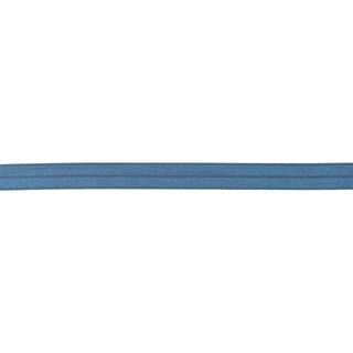 Elastische boordstrook  glanzend [15 mm] – jeansblauw, 