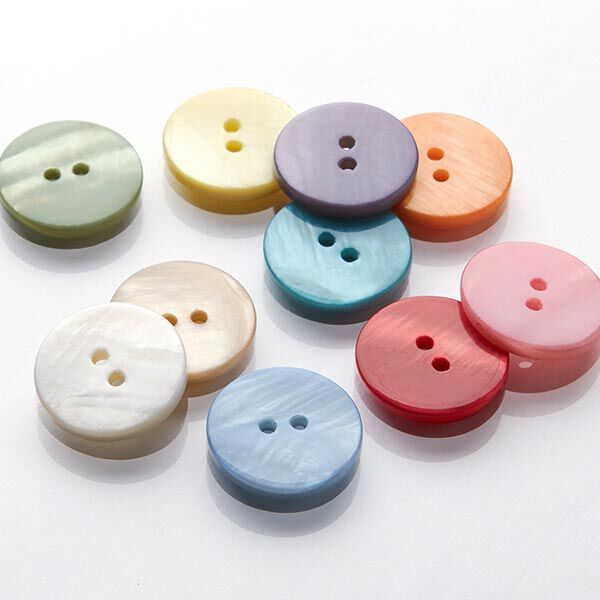 Parelmoerknoop pastel - turquoise,  image number 3