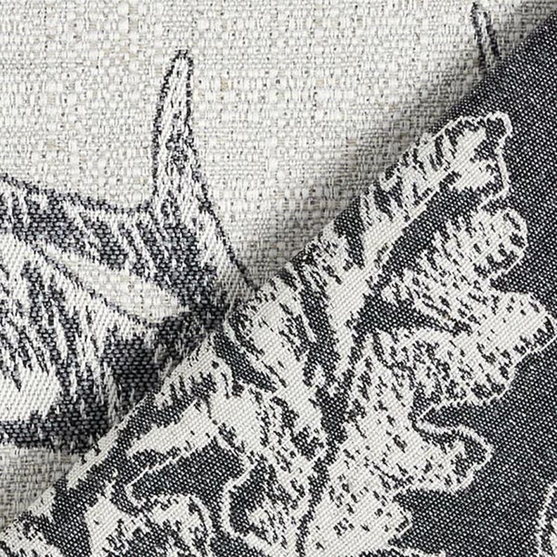 Decopaneel Gobelin Herten met edelweiss – grijs,  image number 4