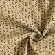 Mousseline/dubbel gehaakte stoffen Zigzag strepen – donkerbeige,  thumbnail number 3