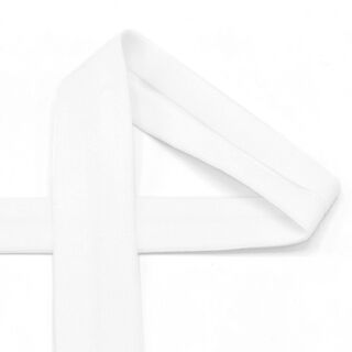 Biasband Katoenjersey [20 mm] – wit, 
