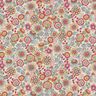 Decostof Half panama Grote bloesems – natuur/pink,  thumbnail number 1