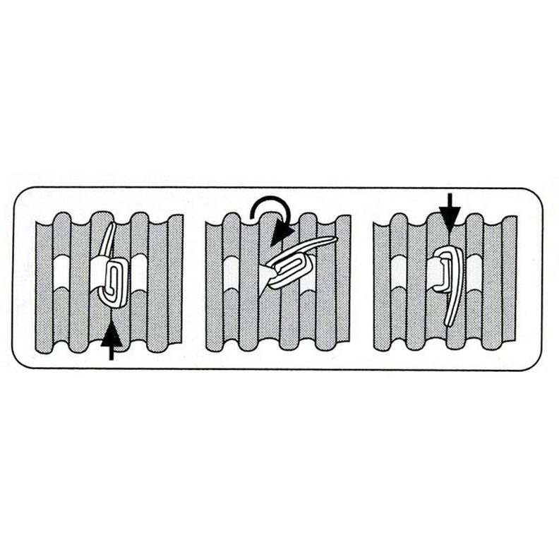 Gordijnhaken, 30 stuks – wit | Prym,  image number 3