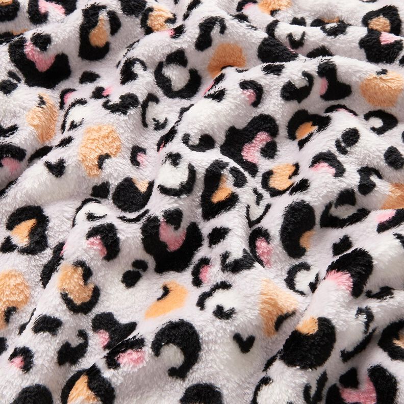 Gezellige fleece Luipaardpatroon – nevelgrijs,  image number 2