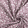 Katoenjersey Bloemen tweekleurig – donker oudroze,  thumbnail number 3