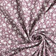 Katoenjersey Bloemen tweekleurig  – donker oudroze,  thumbnail number 3