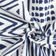 Decostof canvas Etno – marineblauw/wit,  thumbnail number 3