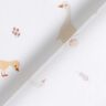 GOTS Katoenpopeline schattige ganzen en kuikens | Poppy Fabrics – wit,  thumbnail number 4