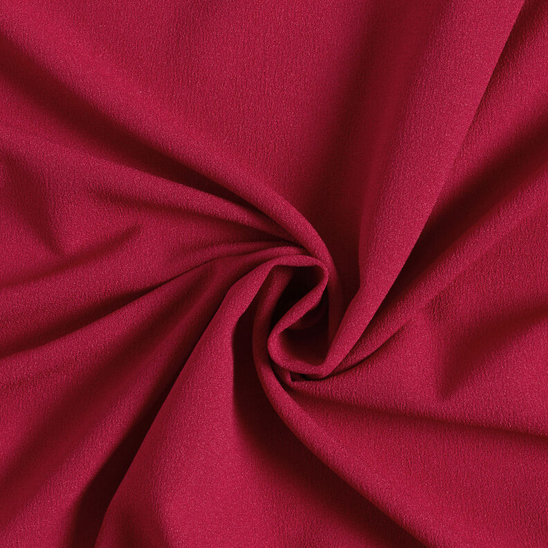 Crêpe Georgette – donkerrood,  image number 1