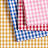 Katoenen stof Vichy ruit 1 cm – koningsblauw/wit,  thumbnail number 5