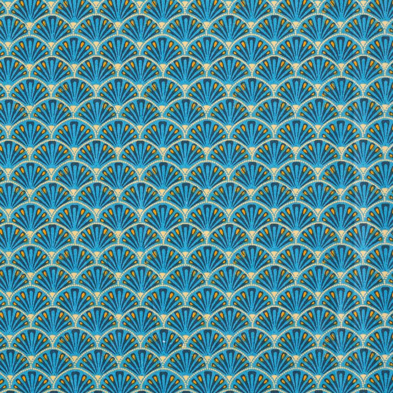 Gecoate katoen verfijnde onderwerpen – blauw,  image number 1