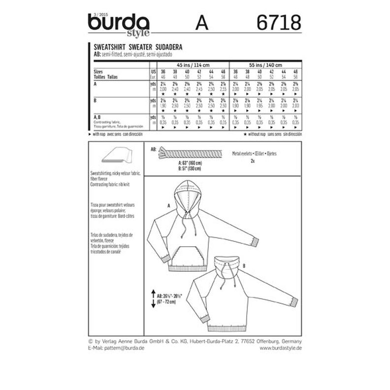 Trui, Burda 6718,  image number 6